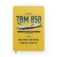 Thumbnail for Socata TBM 850 design on yellow notebook