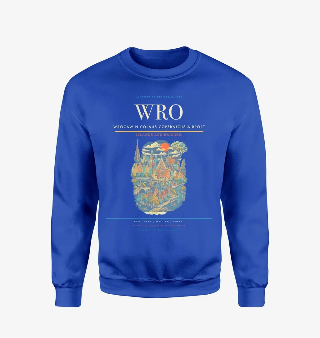 Wrocaw Nicolaus Copernicus Airport WRO Sweatshirt - Blue