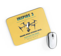 Thumbnail for DJI Inspire 3 design on yellow rectangle mouse pad