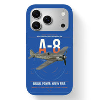 Thumbnail for Focke-Wulf Fw 190A-8 design on blue magsafe iphone case, for iPhone 17 Pro