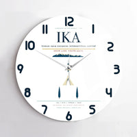 Thumbnail for Tehran Imam Khomeini International Airport (IKA) design on white no frame wall clock