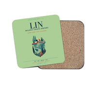 Thumbnail for Milano Linate Airport (LIN) design on light green 1 piece coaster
