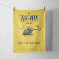 Thumbnail for MD AH-6M Little Bird design on yellow towel