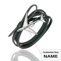 Thumbnail for Customisable Leather Rope Bracelet - view 5