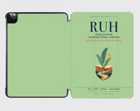 Thumbnail for King Khalid International Airport (RUH) design on light green ipad tablet case