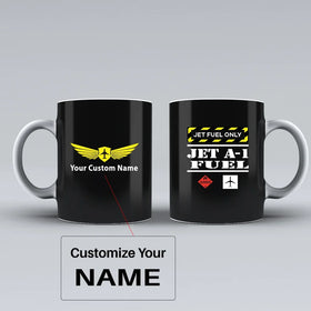 Jet Fuel Only Ceramic White Mugs