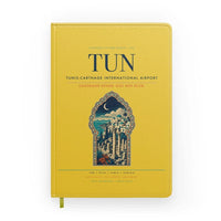 Thumbnail for Tunis-Carthage International Airport (TUN) design on yellow notebook