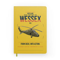 Thumbnail for Westland Wessex HU5 design on yellow notebook