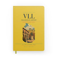 Thumbnail for Valladolid Airport (VLL) design on yellow notebook
