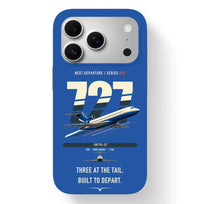 Thumbnail for Boeing 727-200 design on blue magsafe iphone case