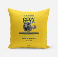 Thumbnail for GE9X design on yellow pillow