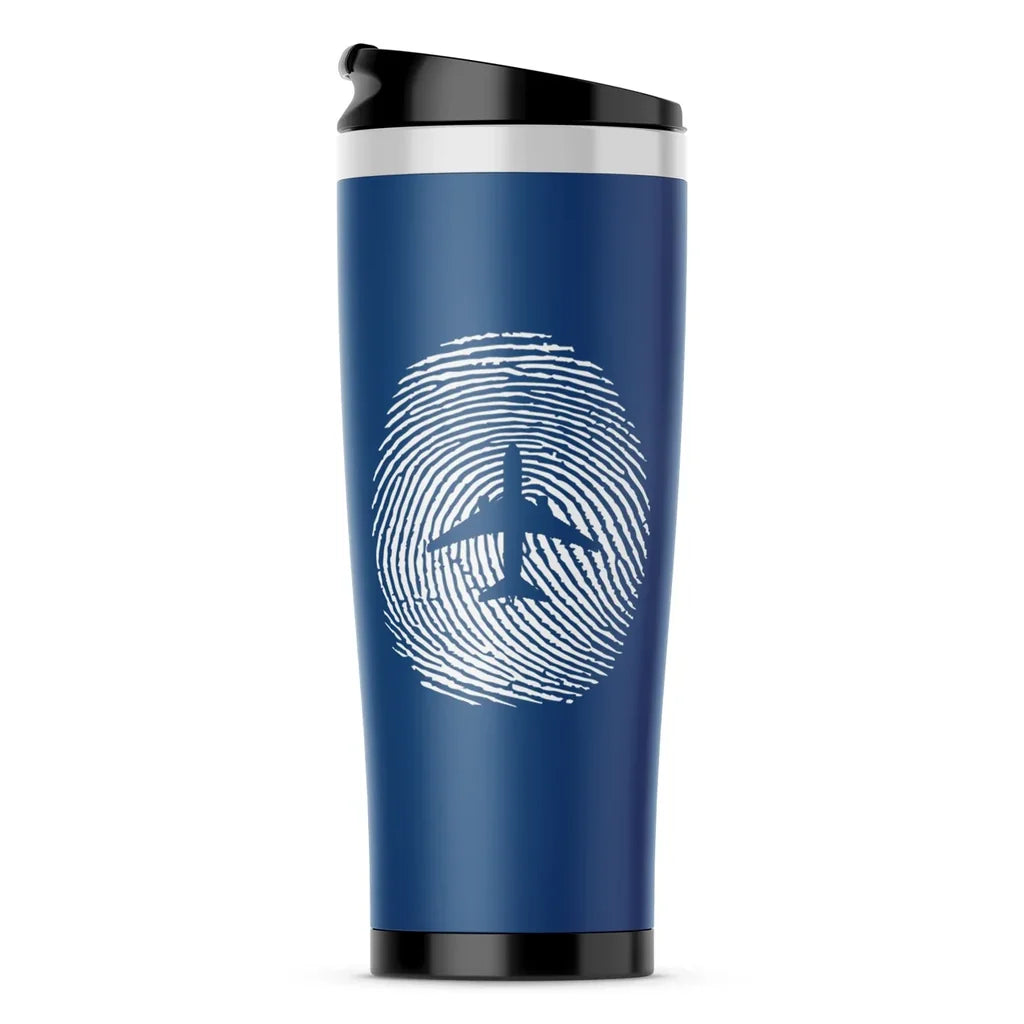 Aviation Finger Print Travel Mug - view 3