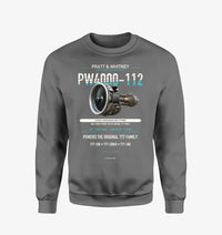 Thumbnail for PW4000-112 design on gray sweatshirt