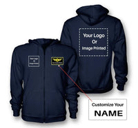 Thumbnail for Customisable Name & Double LOGO Hoodie - view 3