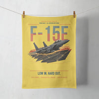 Thumbnail for F-15E Strike Eagle design on yellow towel