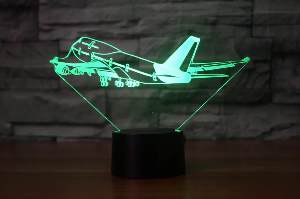 Customisable Boeing 747 3D Lamp - view 4