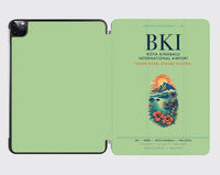 Thumbnail for Kota Kinabalu International Airport (BKI) design on light green ipad tablet case
