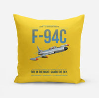 Thumbnail for F-94C Starfire design on yellow pillow