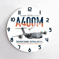 Thumbnail for Airbus A400M Atlas design on white no frame wall clock