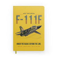 Thumbnail for F-111F Aardvark design on yellow notebook