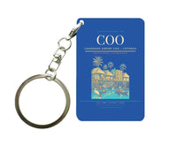 Thumbnail for Cadjehoun Airport COO — Cotonou Key Chain design on blue key chain