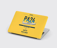 Thumbnail for Piper PA-24-250 Comanche 250 design on yellow MacBook case