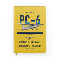 Thumbnail for Pilatus PC-6 Porter design on yellow notebook