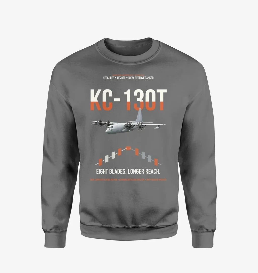 KC-130T NP2000 design on gray sweatshirt