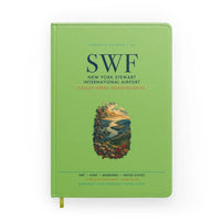 Thumbnail for New York Stewart International Airport (SWF) design on light green notebook