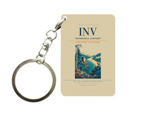 Thumbnail for Inverness Airport (INV) design on beige key chain