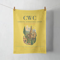 Thumbnail for Chernivtsi International Airport (CWC) design on yellow towel