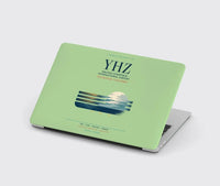 Thumbnail for Halifax Stanfield International Airport (YHZ) design on light green MacBook case