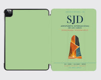 Thumbnail for Aeropuerto Internacional de Los Cabos (SJD) design on light green ipad tablet case