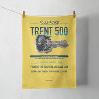 Thumbnail for TRENT 500 design on yellow towel