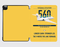 Thumbnail for Cessna Citation 560 - Citation V design on yellow ipad tablet case