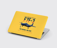 Thumbnail for F7F-3 Tigercat Two Engines One Hunt design on yellow MacBook case