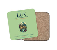 Thumbnail for Luxembourg Airport (LUX) design on light green 1 piece coaster