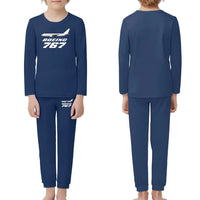 Thumbnail for The Boeing 767 children pajamas - Dark Blue