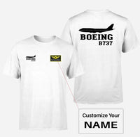 Thumbnail for Customisable Boeing 737 T-Shirt - view 3