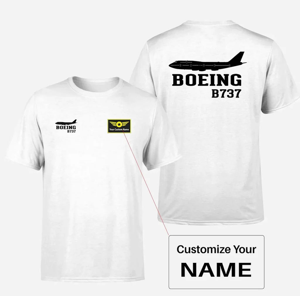 Customisable Boeing 737 T-Shirt - view 3