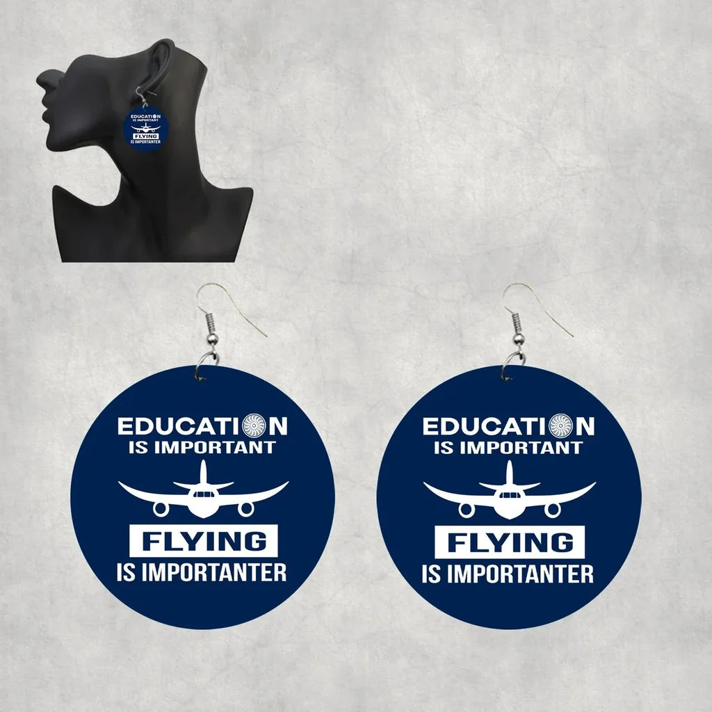Flying is Importanter Earrings - view 3