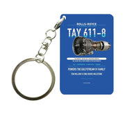 Thumbnail for TAY 611-8 Key Chain design on blue key chain