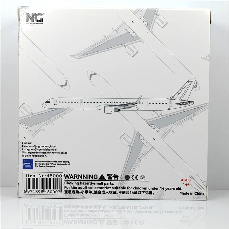 Customisable White Boeing B757-300 Airplane Model Airplane - view 3