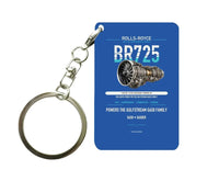 Thumbnail for BR725 Key Chain design on blue key chain