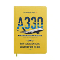 Thumbnail for Airbus A330-800neo design on yellow notebook