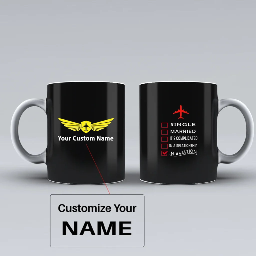 Customisable Aviation Mug - view 3