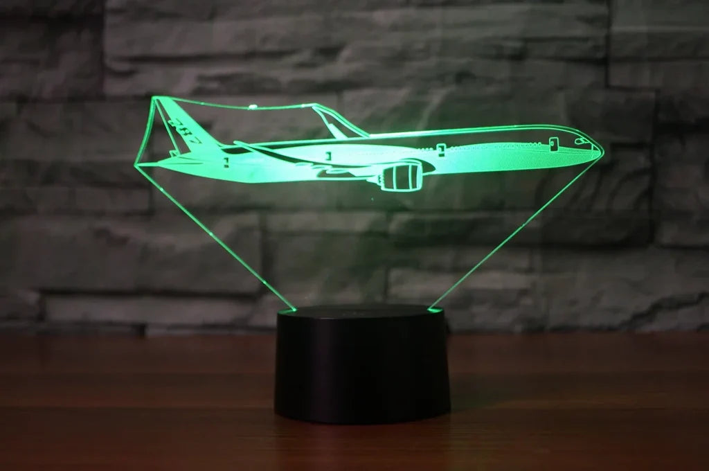 Customisable Boeing 787 3D Lamp - view 4