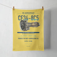 Thumbnail for CF34-8C5 design on yellow towel