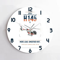 Thumbnail for Airbus H145 D3 design on white no frame wall clock