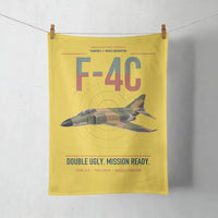 Thumbnail for F-4C Phantom II design on yellow towel